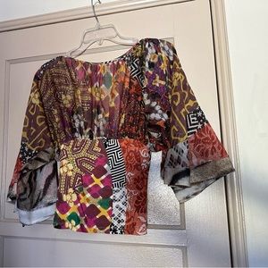 Just Cavali Silk Top Size 42 Perfect Condition